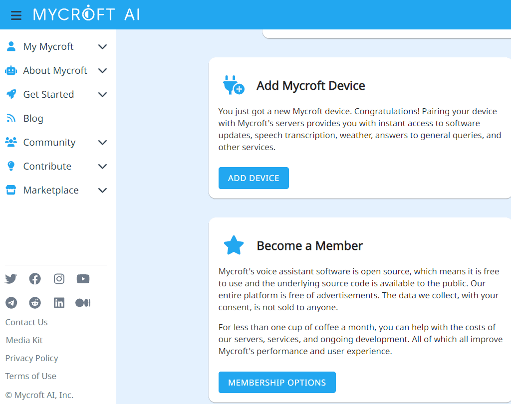 mycroft ai official website