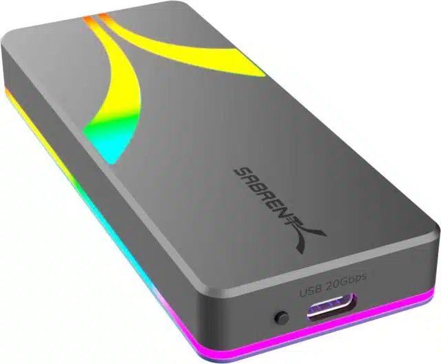 SABRENT launches high-speed 20Gbps Rocket RGB SSD Enclosure