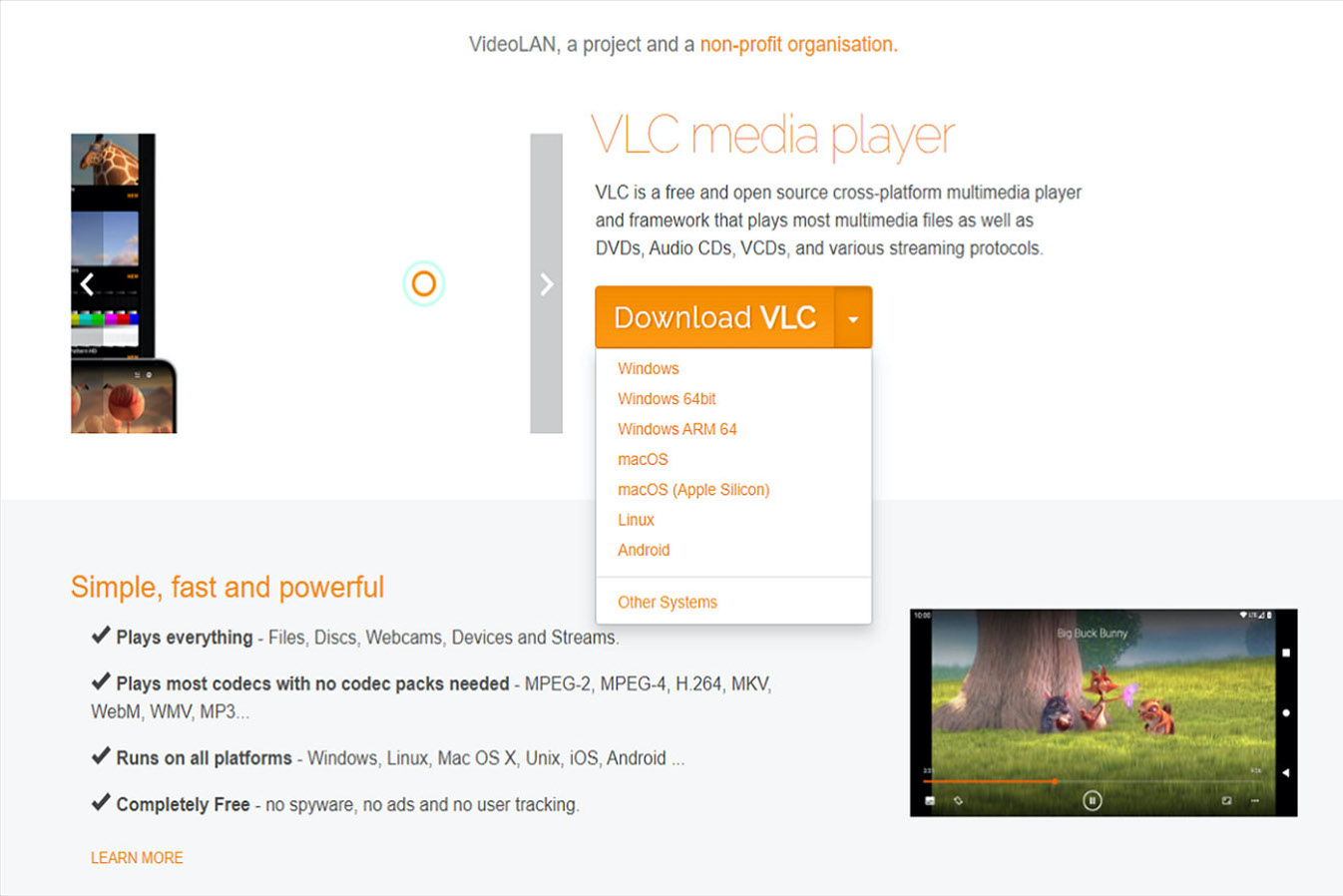 VLC Downloader screenshot