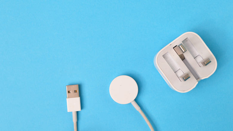 USB charging cable and plug