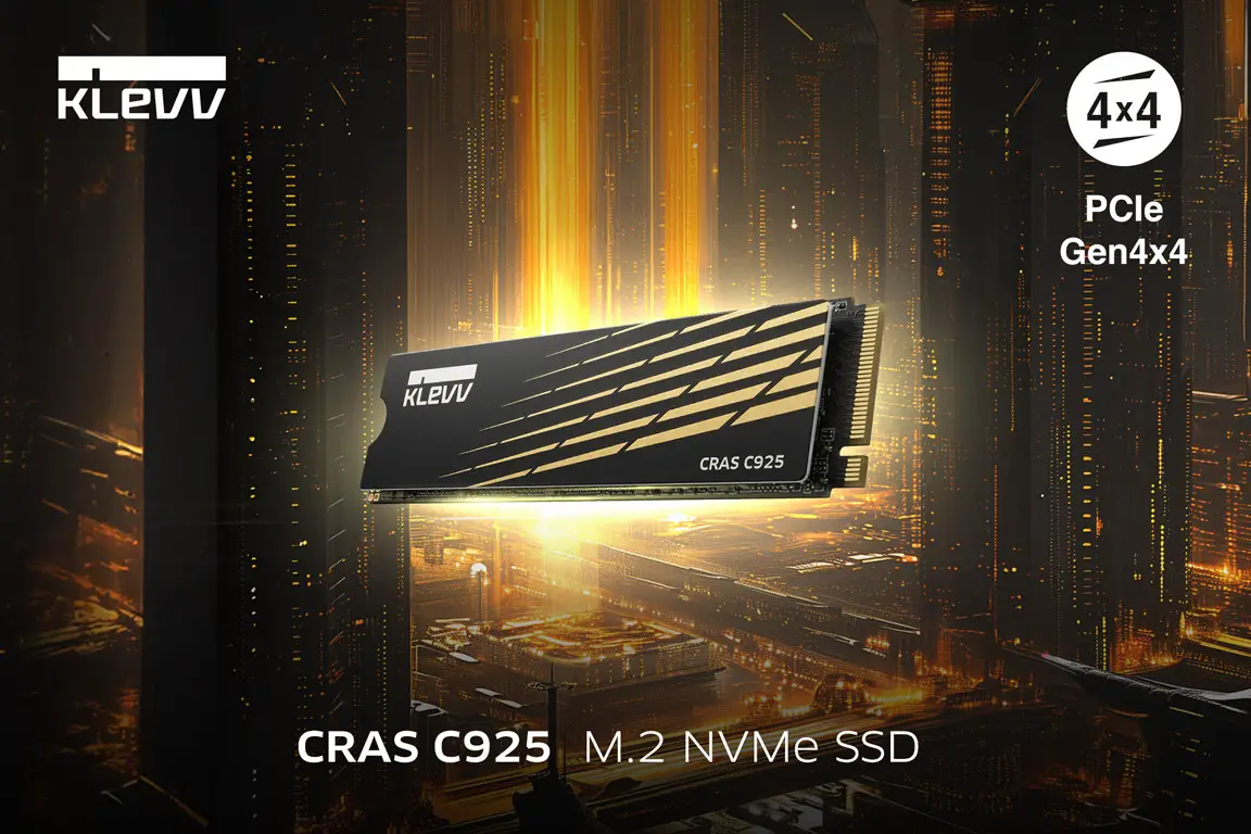 KLEVV reveals new CRAS C925 PCIe 4.0 SSD with up to 7400MBps transfer speed