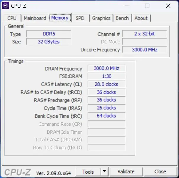 KLEVV CRAS V RGB CPUZ 6000C28