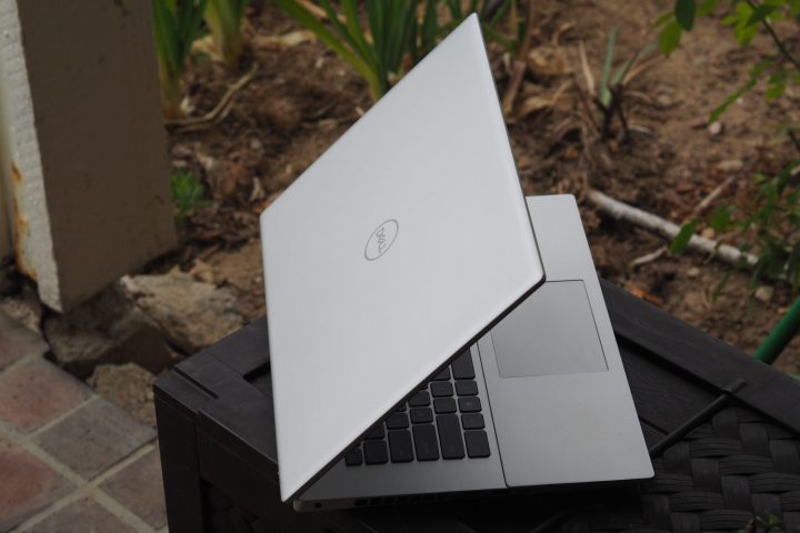 Dell Inspiron 16 Plus rear view showing lid and logo.